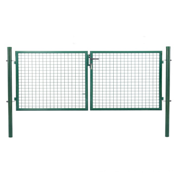 Metal Mesh Panel Yard Guard Garden Fence Gate for Safety